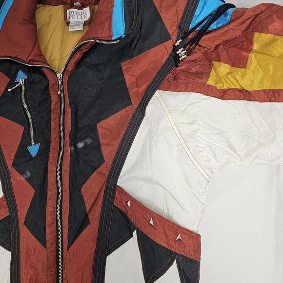 Vintage Otello Pelle Mens Size Small Ski Snowboard Jacket - Picture 7 of 15